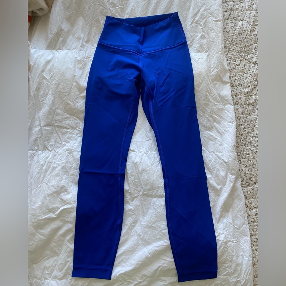 Blue lululemon leggings